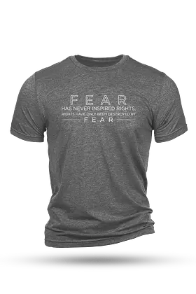 Libertist Fear T-Shirt – Men’s Premium Tri-Blend image